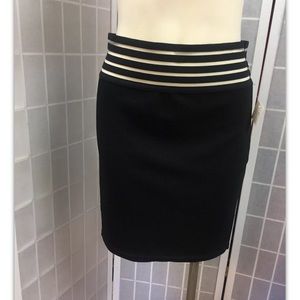 Contenta, skirt, black, knitted, formal, size L.: